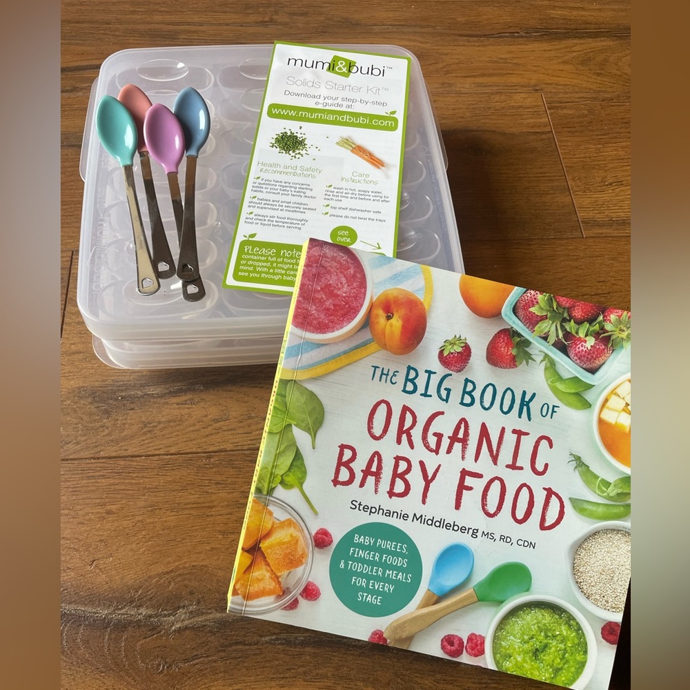 Baby Food Bundle: Mumi & Bubi Solids Starter Kit | Book of Organic Baby Food